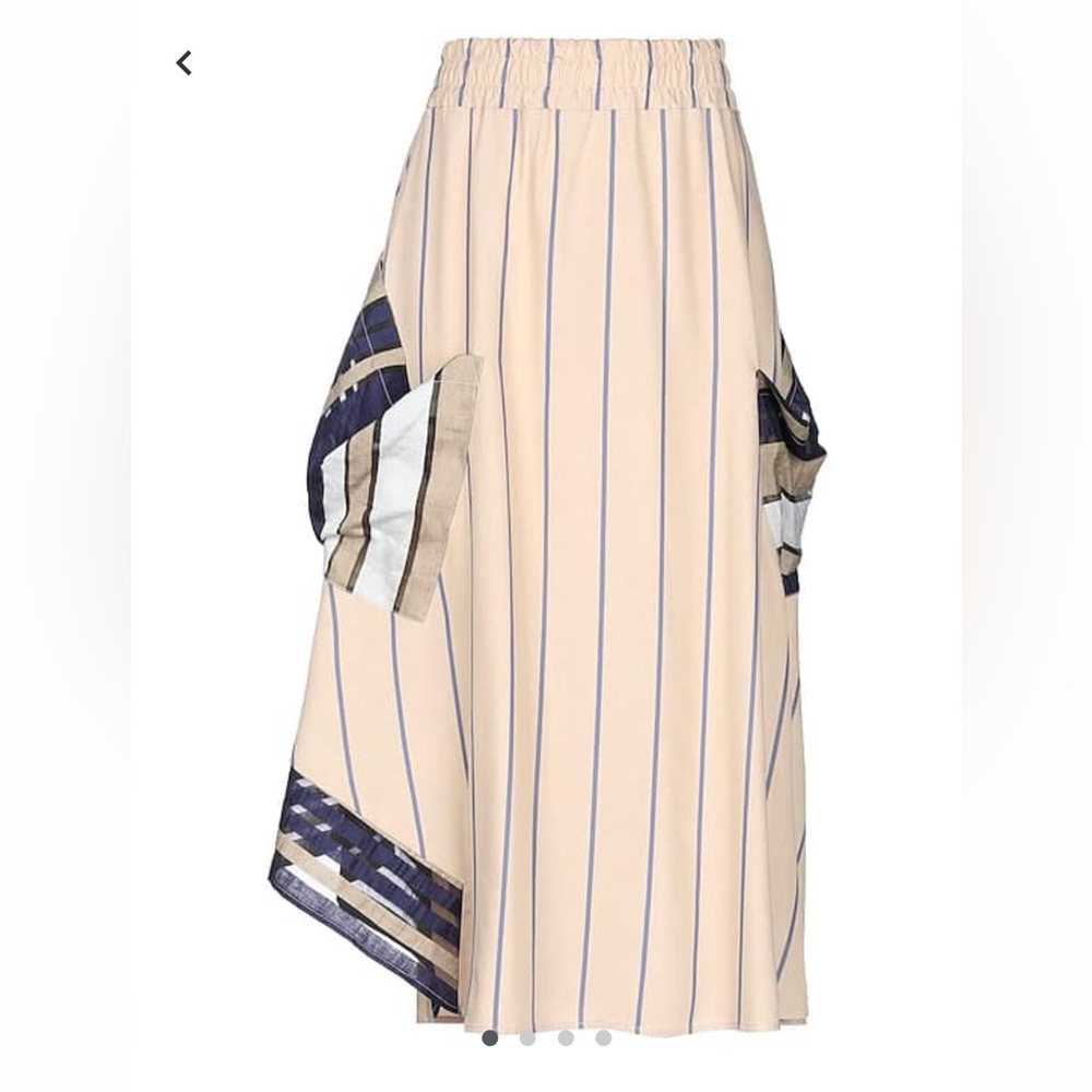 PIANURASTUDIO MIDI skirt. Size 6 (US) - 42 (IT)  COLOR: BEIGE